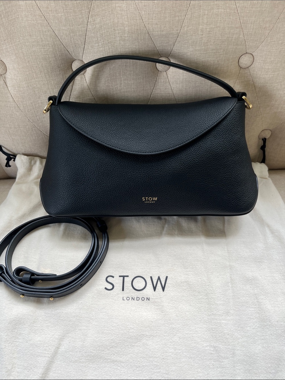 STOW London East West Curve Bag